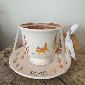 NWT Disney & Rae Dunn Bambi Teacup W/ Plate